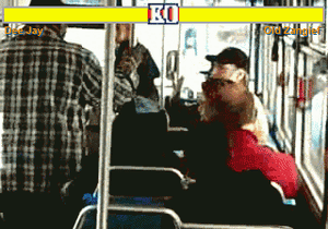 67 year old man gives black guy a lesson on a bus-ezncp.gif